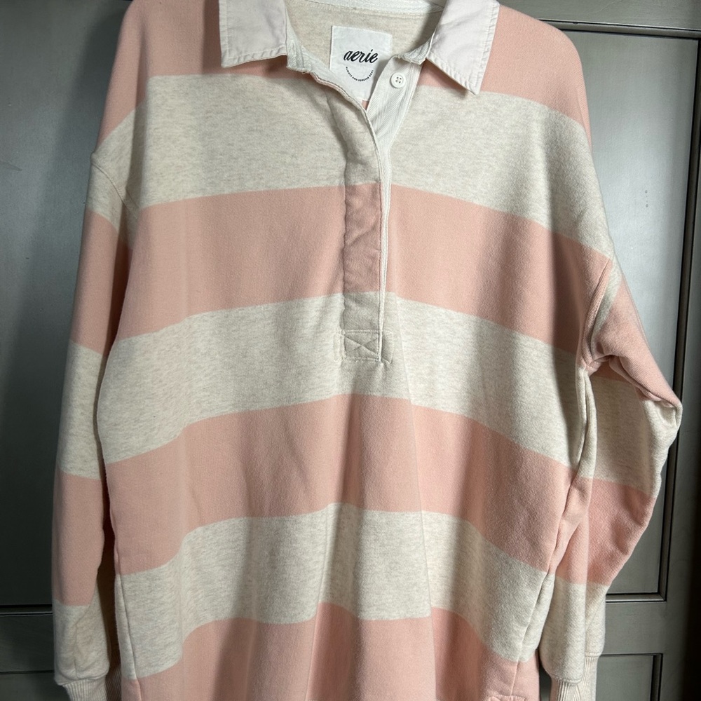 Aerie Pep Rally Rugby Sweatshirt